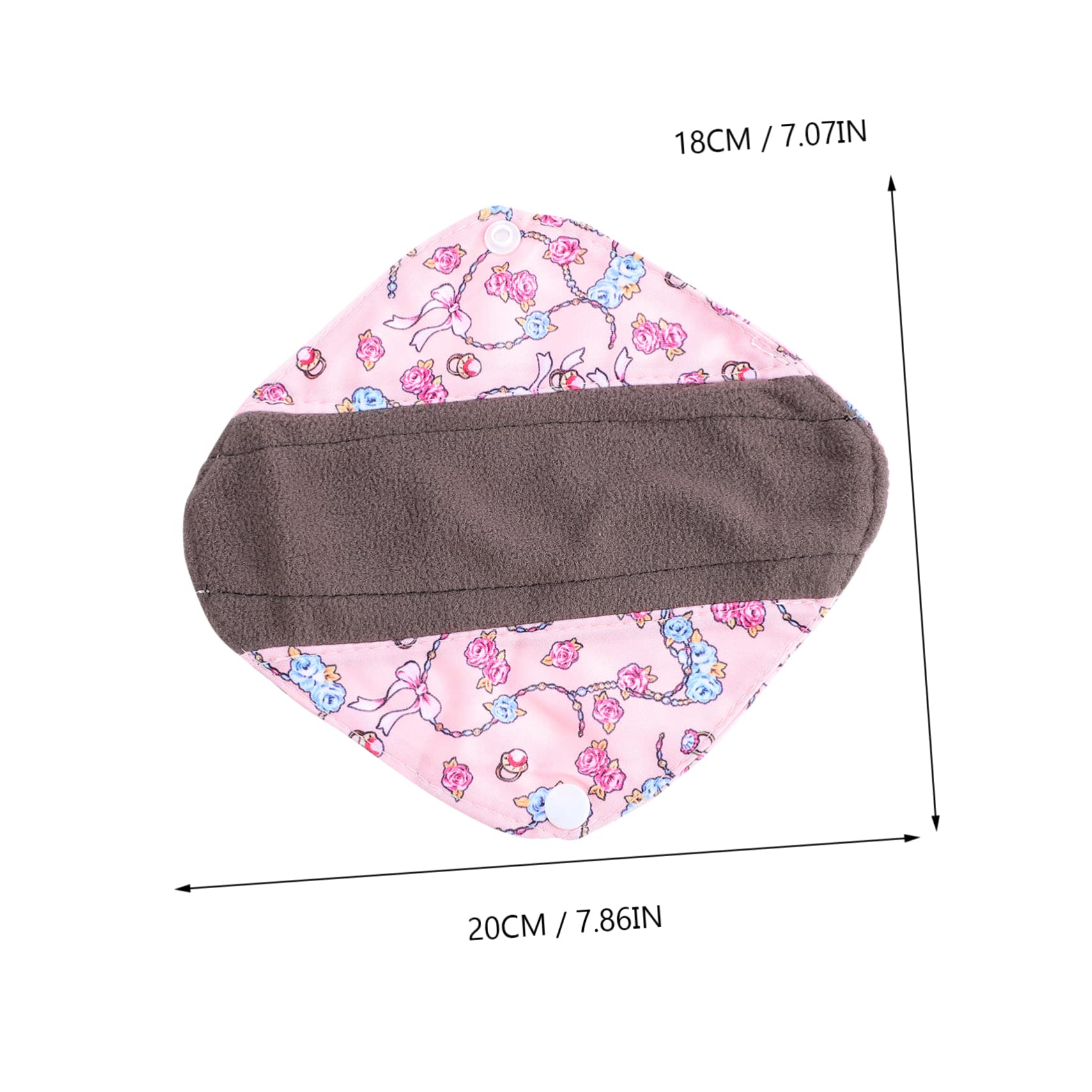 FRCOLOR 3 Juegos Toalla De Tía Lavable Toallas Sanitarias Reutilizables Almohadillas Lavables Para Mamá Bolsas Almacenaje Bolsas De Almacenamiento Compresa Menstrual De Tela 5 Piezas * 3
