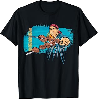 Immigrant Shashlik Kazakh Kazakhstan Flag T-Shirt