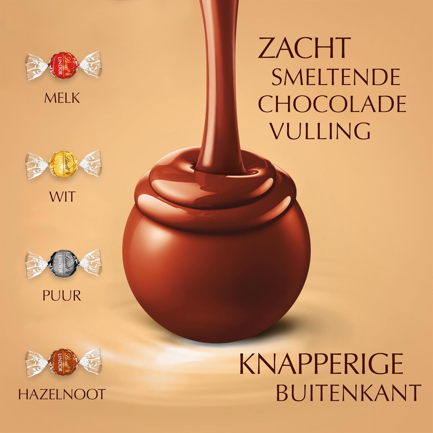 Lindt Lindor gemengd 200 g – afbeelding 3