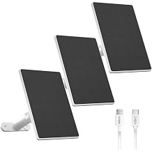 Solar Panel for Security Camera,6W Solar Panels for 5V Outdoor Camera