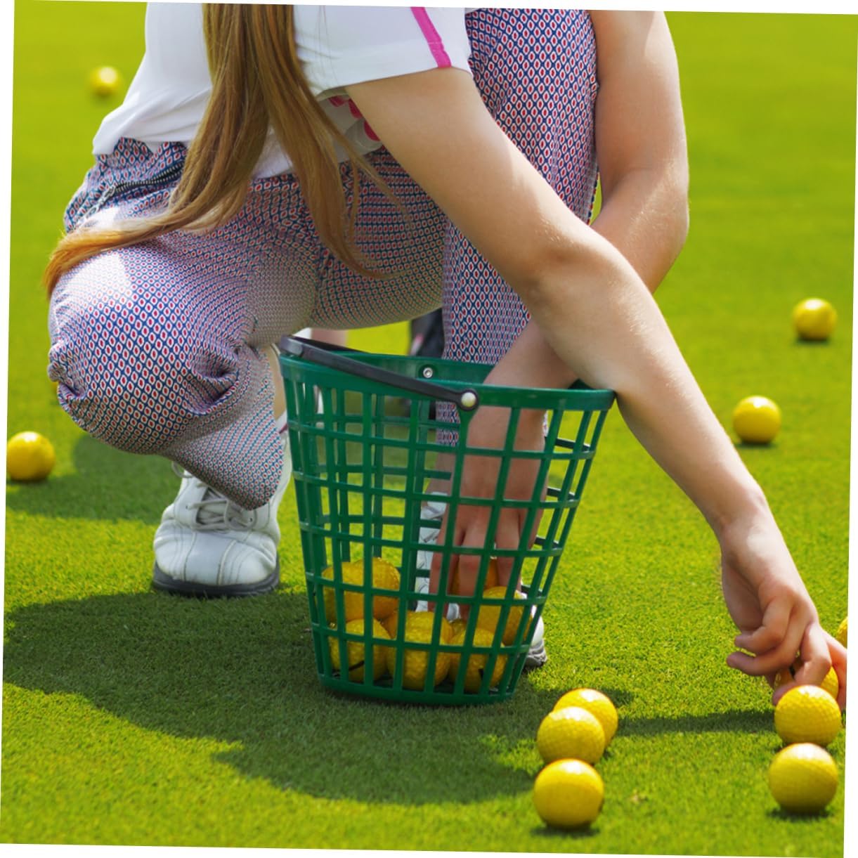 Zerodeko 2pcs Golf Ball Storage Container Hollow Holder for Efficient Golf Ball Collection