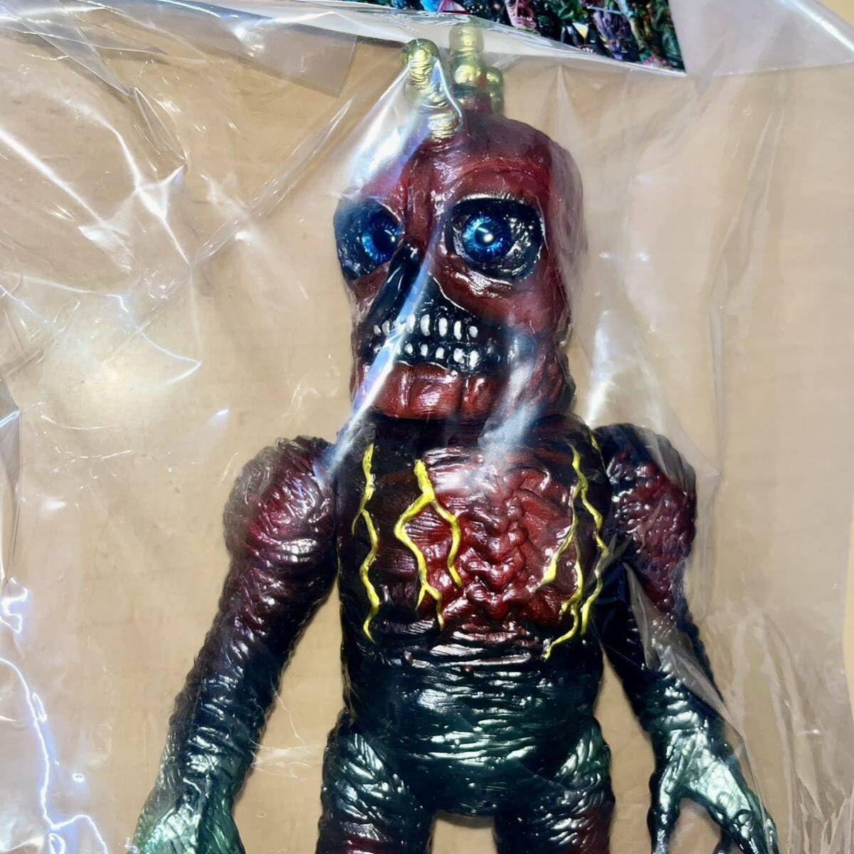 Marmit マーミット スカルヘッドバット パチ怪獣 ソフビ 4本腕ザゴラ