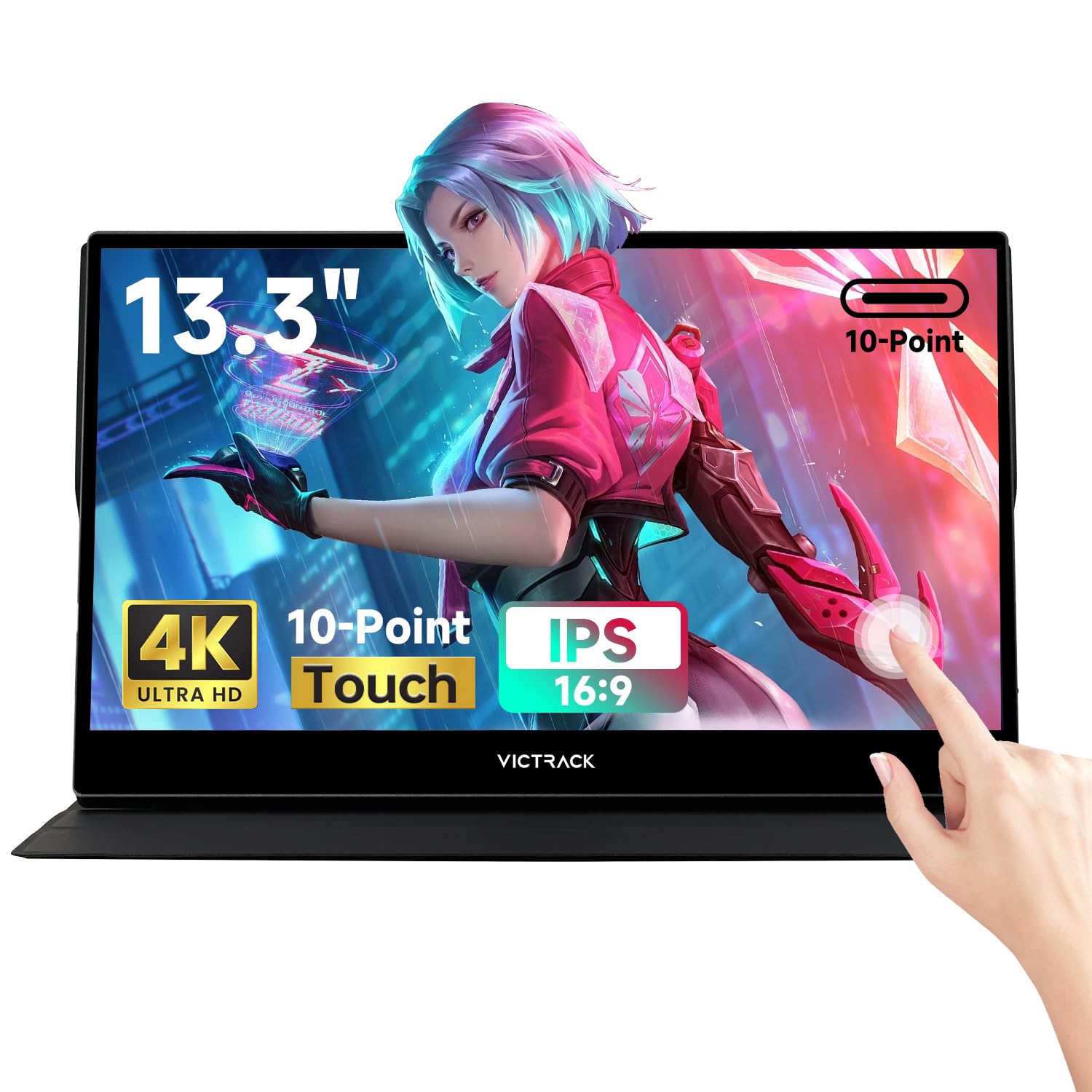 Amazon.com: Victrack 4K Touchscreen Pro Gaming Portable Monitor