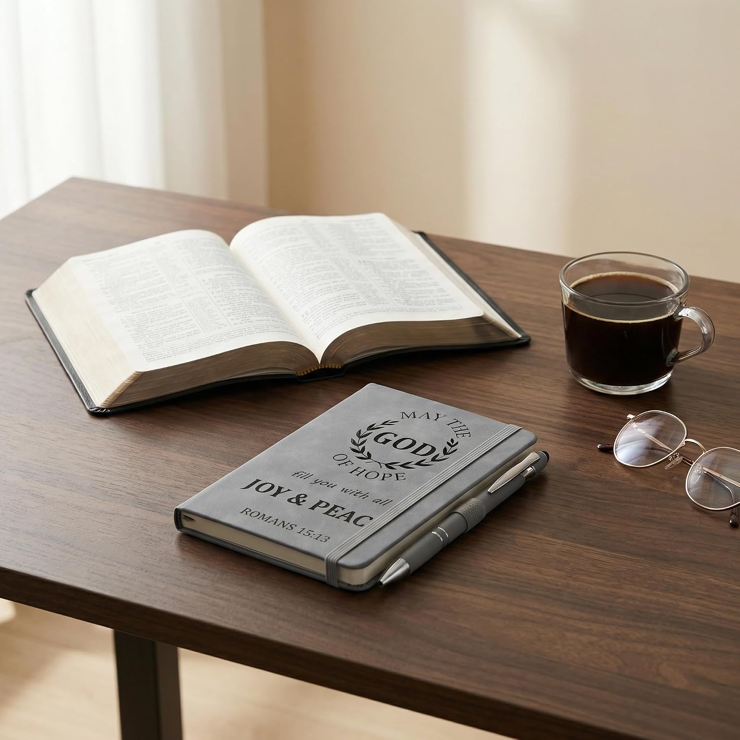10 Pack Christian Gifts Bulk Church Notes Journal for Men and Women, A6 Small Bible Journaling Pocket Notebook with Pen Holder, 10 Unique Verses
