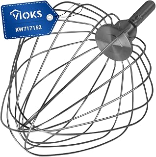 VIOKS Schneebesen Küchenmaschine Ersatz für Kenwood KW717152 Quirle