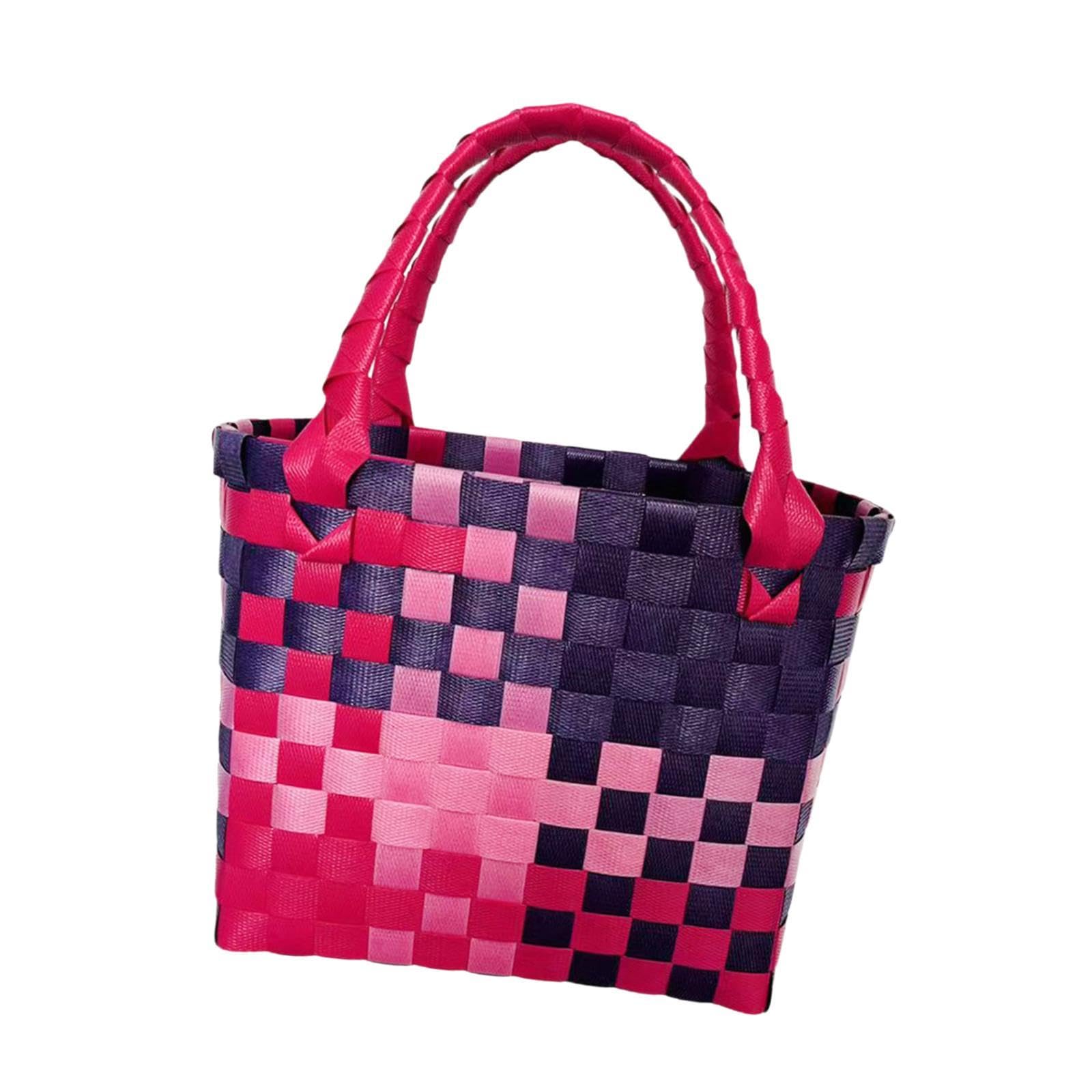 nivaa Woven Handbag Waterproof Multipurpose Easy to Clean Fashion Handbag Tote Bag Style C-picture-27