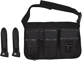 Montloxs Forbici Pouch Salon Barbiere Forbici per parrucchieri Portaborse Strumenti per parrucchieri Marsupio Pettine Porta cesoie