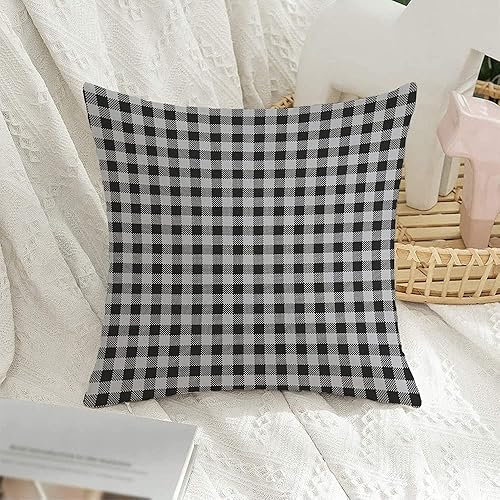 Decorative Throw Pillow Cover Check Pattern Beautiful Beauty Fashion Provence Textures Seamless Cloth Element Small French Style Pillow Cover Velvet