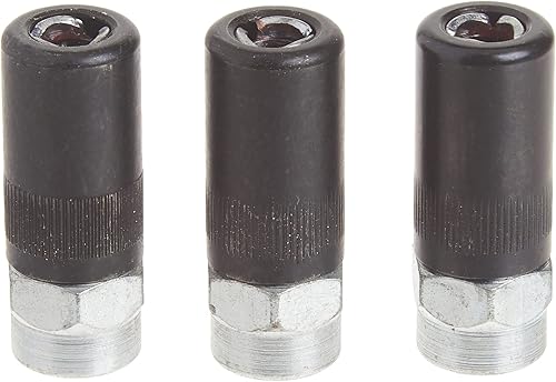 DEWALT Acoplador de pistola de engrase, resistente, NPT, 1/8 pulgadas, paquete de 3 (DCGG5701-3)
