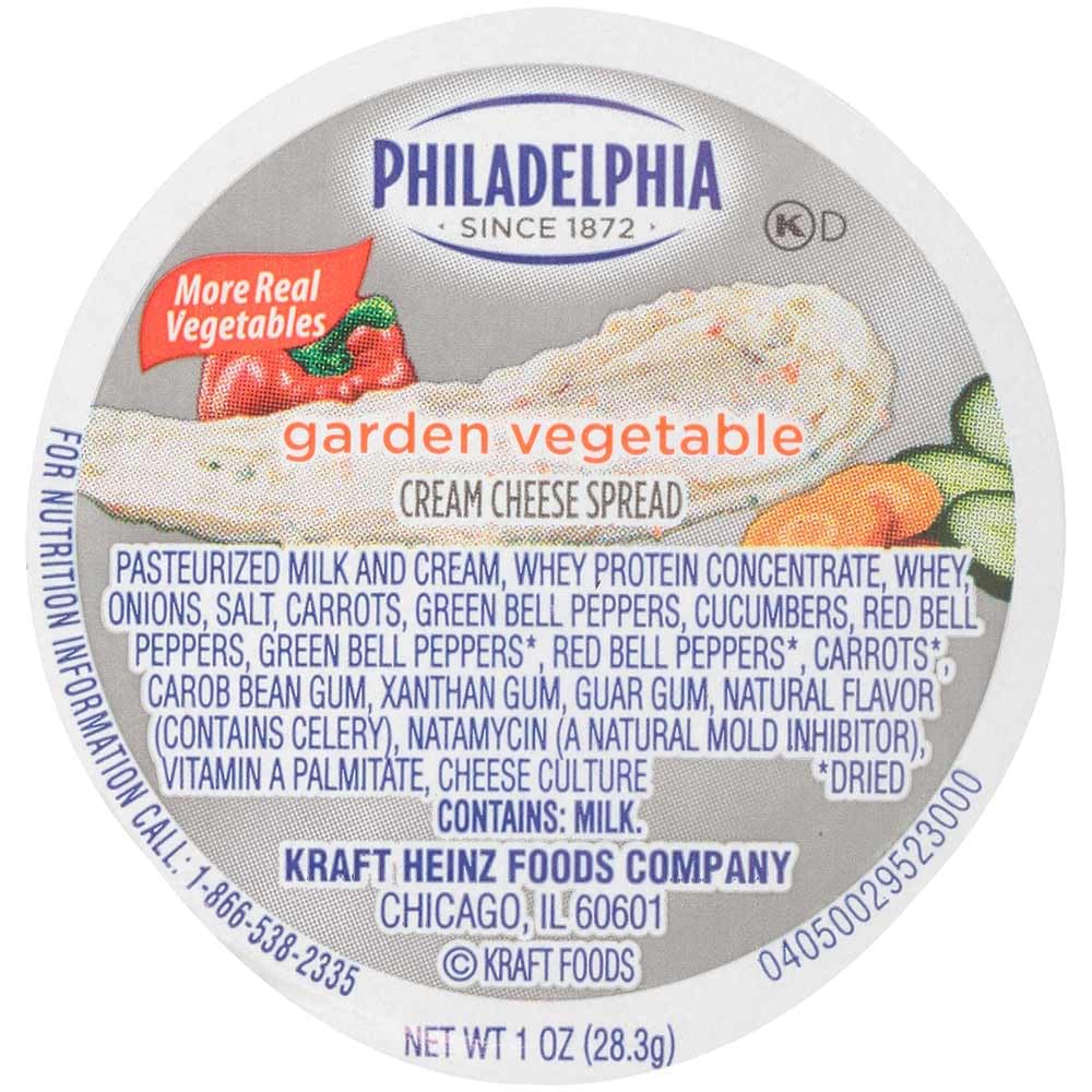 Amazon.com: Kraft Philadelphia Garden Vegetable Cream Cheese - Cup
