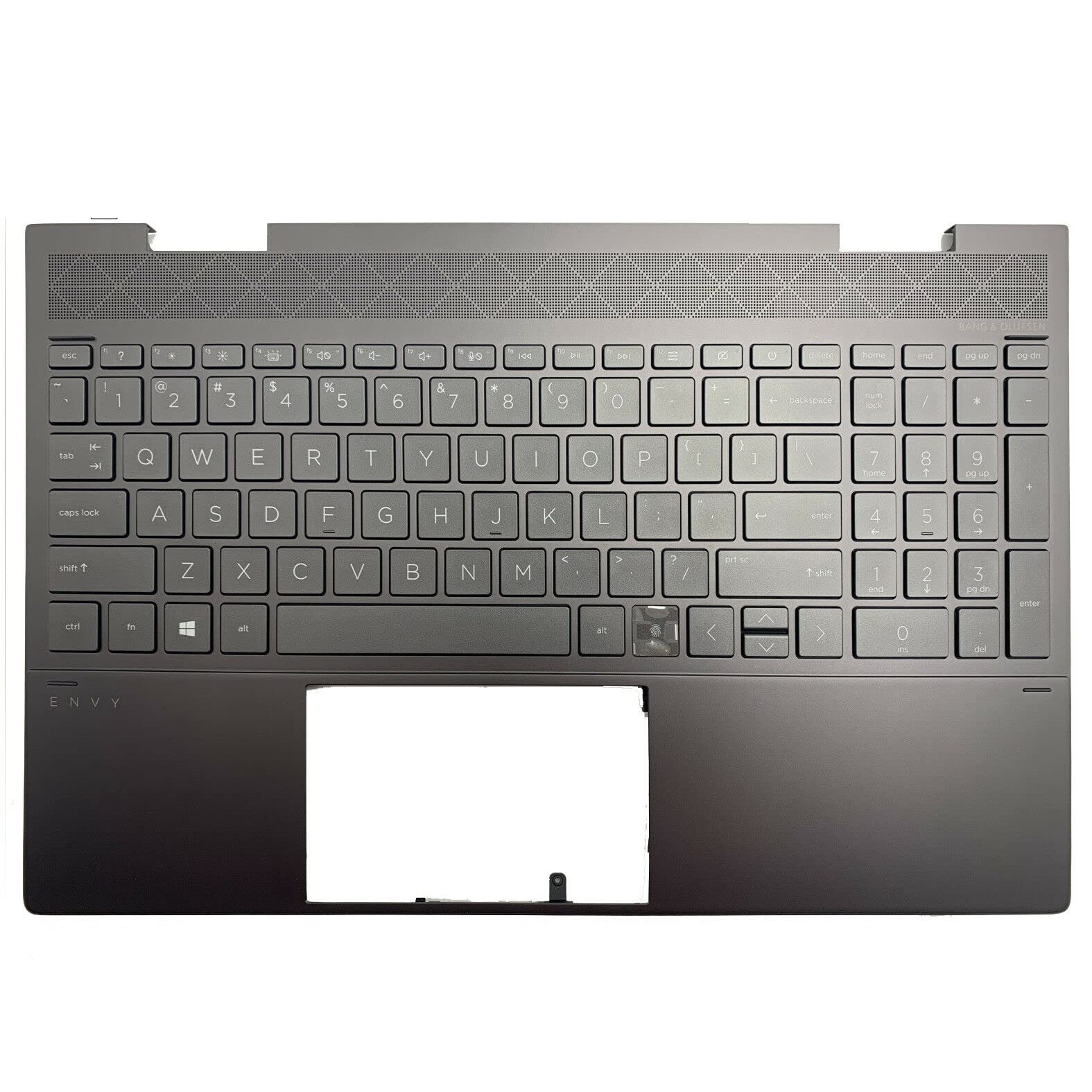 LTPRPTS Replacement Laptop Upper Case Palmrest Backlit Keyboard Assembly Part for HP 15-EE 15M-EE0013 15M-EE L93119-001 Black