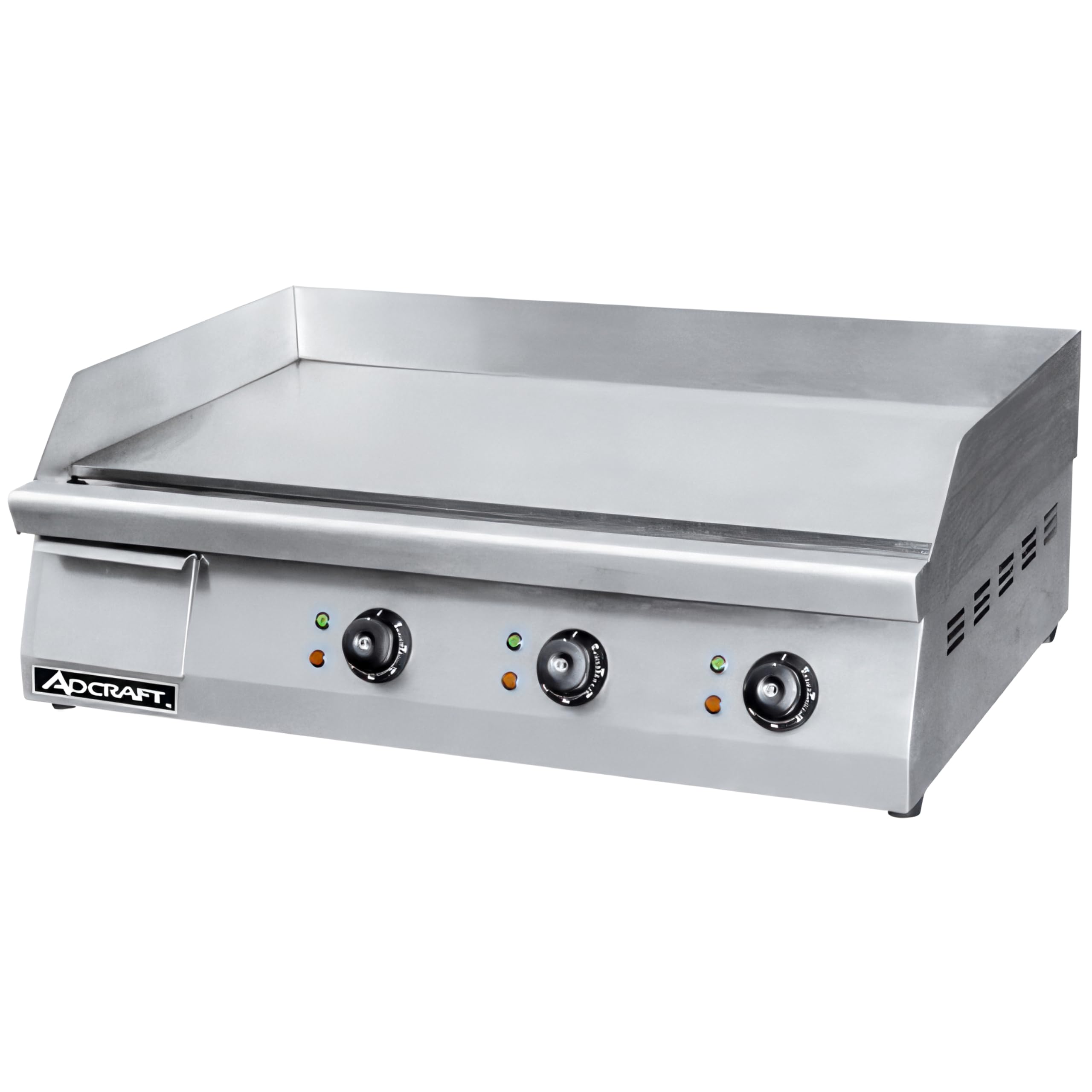 Adcraft 30" Countertop Electric Griddle with Thermostatic Controls and Heavy Duty with Temperatures ranging from 120-570 Degrees, NSF Certified, 220V,