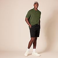 Vista 8 de Tienda Essentials Camiseta polo para hombre de manga corta y ajuste ajustado de algodón piqué