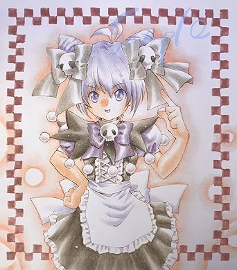 クロミちゃん擬人化 サンリオ】直筆 手描きイラスト 色紙