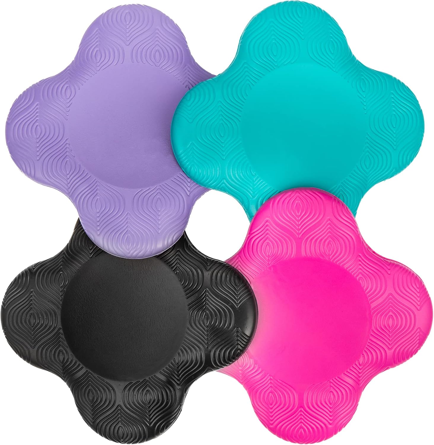Aiweitey Yoga Knee Pad Thick Kneeling Pad Soft Cushion Support for Knees, Elbow, Hand, and Head-2 Packs