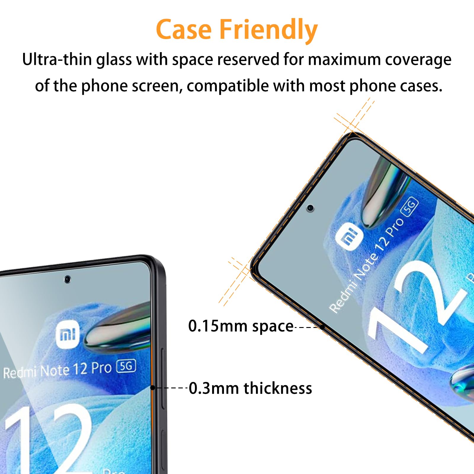 Caisemo 3 Pack For Xiaomi Redmi Note 12 Pro 5G - Image 4