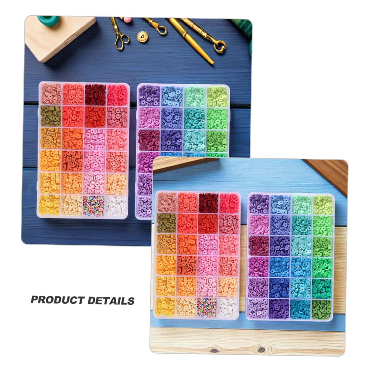 40 Pcs Perline Fai Da Te Di Argilla Polimerica Creazione Gioielli