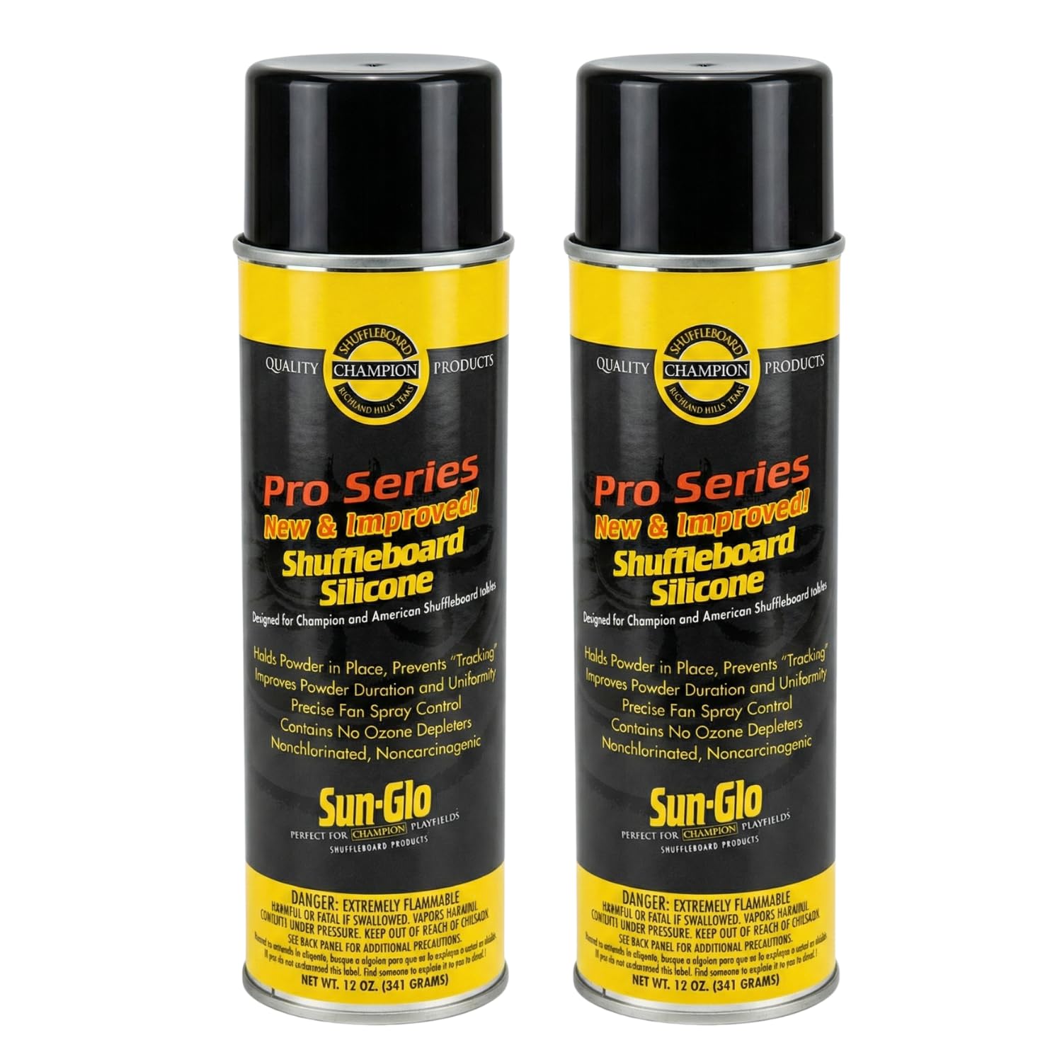 Sun-Glo Silicone Shuffleboard Spray (12 oz.) (Pack of 2)