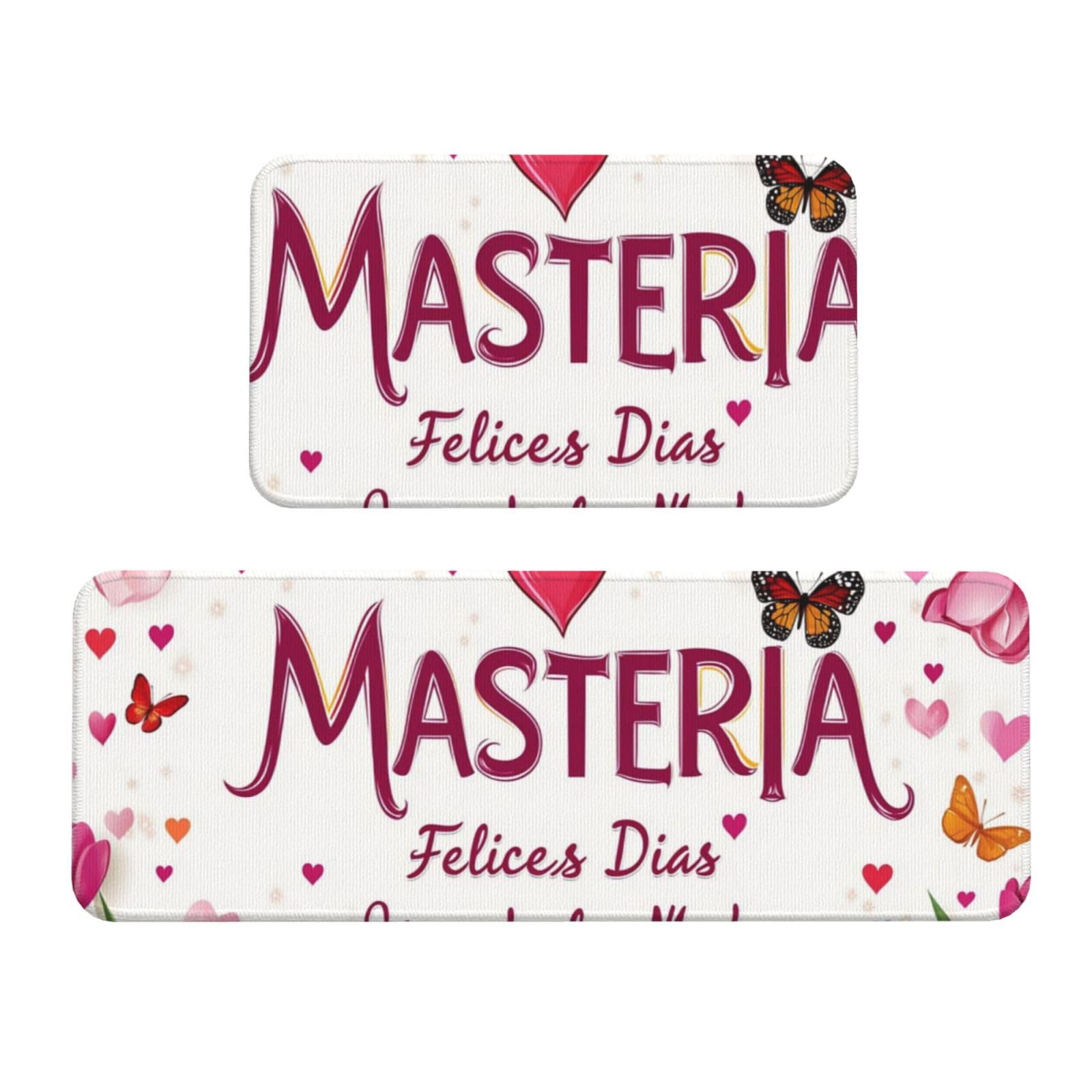Tapetes de cocina florales, el juego de alfombras antideslizantes ideal para el Día de la Madre