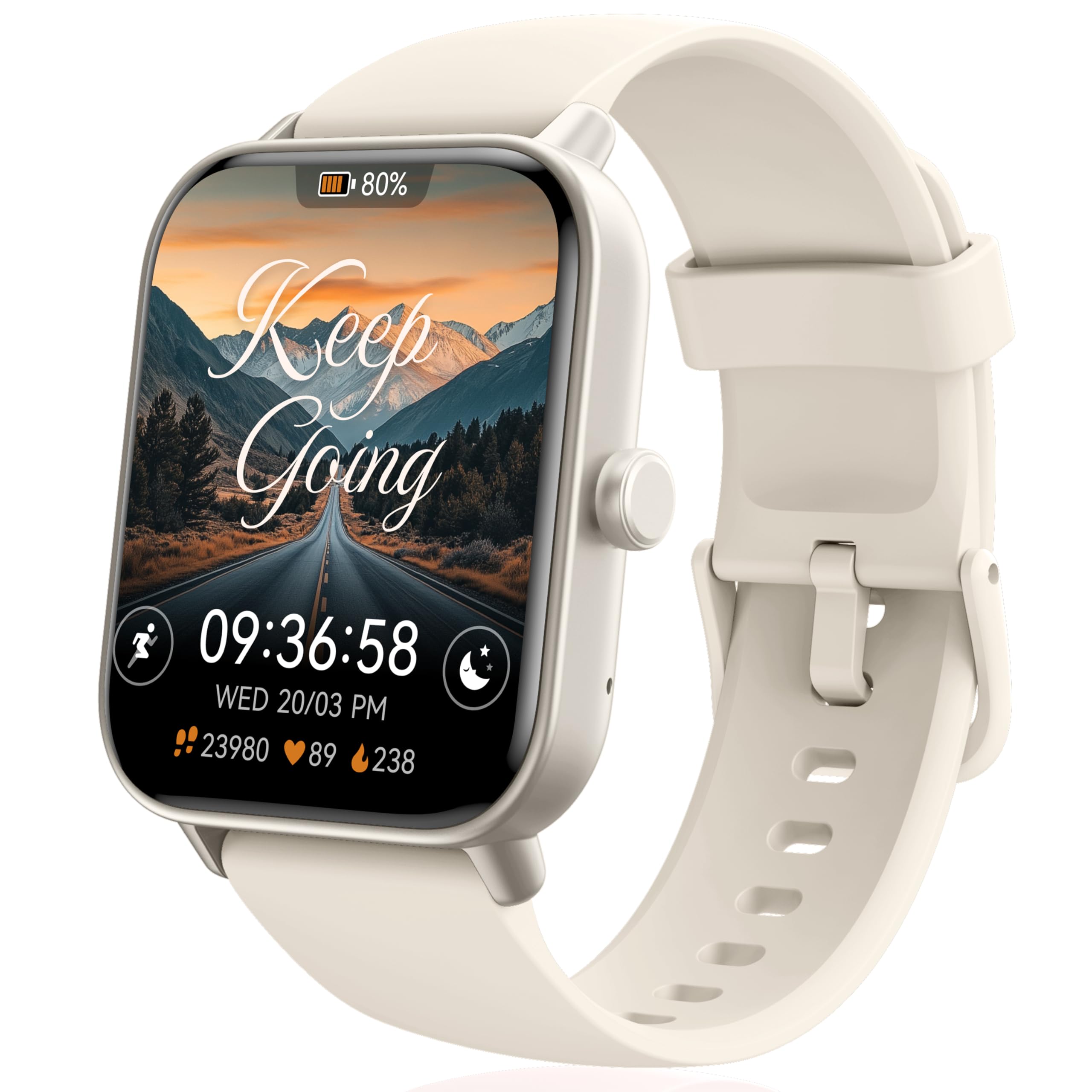 KALINCOKids Smart Watch, IP68 Waterproof Swimming Smartwatch, 1.8'' Fitness Activity Tracker Watch with 100 Sports Modes, Make Call/Answer, HR & Sleep Monitor, Alarm for 7+ Boys Girls Teens