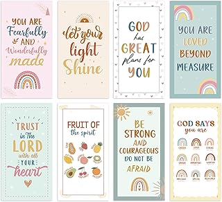 Light Covers for Ceiling Lights Classroom, 8PCS Bible Themed Magnetic Fluorescent Light Covers for Ceiling, Christian Overhead Lamp Decor Supplies for Office Hospital Home School (4 X 2 Ft)