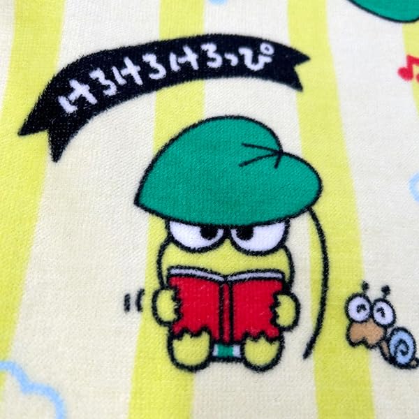 サンリオキャラクターズ けろけろけろっぴ フェイスタオル 2枚セット 34×75cm 綿100% かくれんぼ - 2