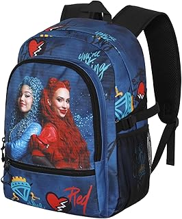 Los Descendientes Wickedly-Mochila Fight Fan 2.2, Multicolor, 31 x 44 cm, Capacidad 24 L