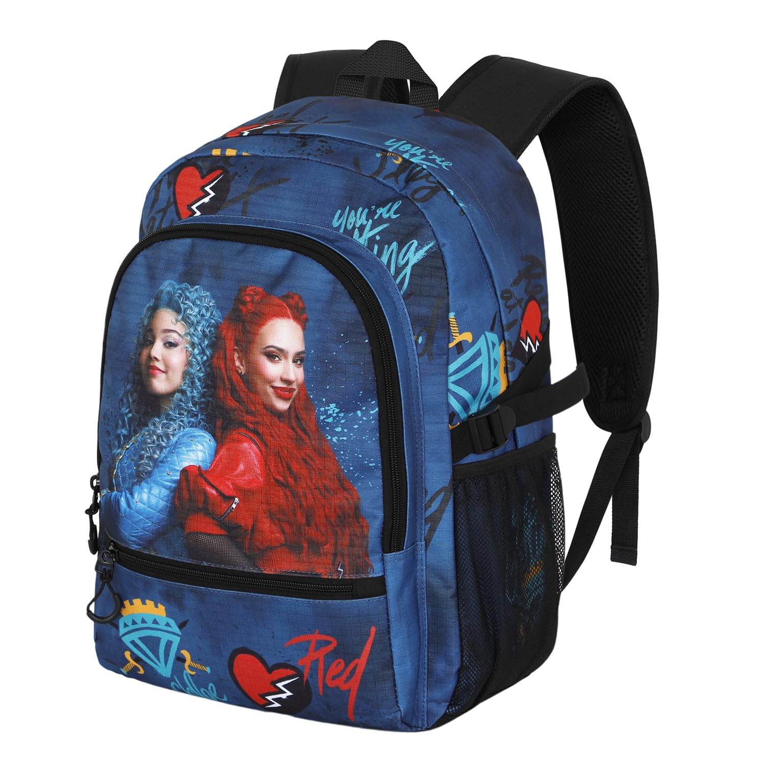 Descendants Wickedly-Fan Fight Backpack 2.2, Multicolour, 31 x 44 cm, Capacity 24 L