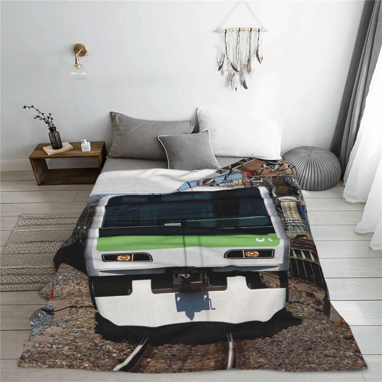 Amazon｜毛布 日本電車 電車柄 鉄道車両 ブランケット 厚手 76 X100cm