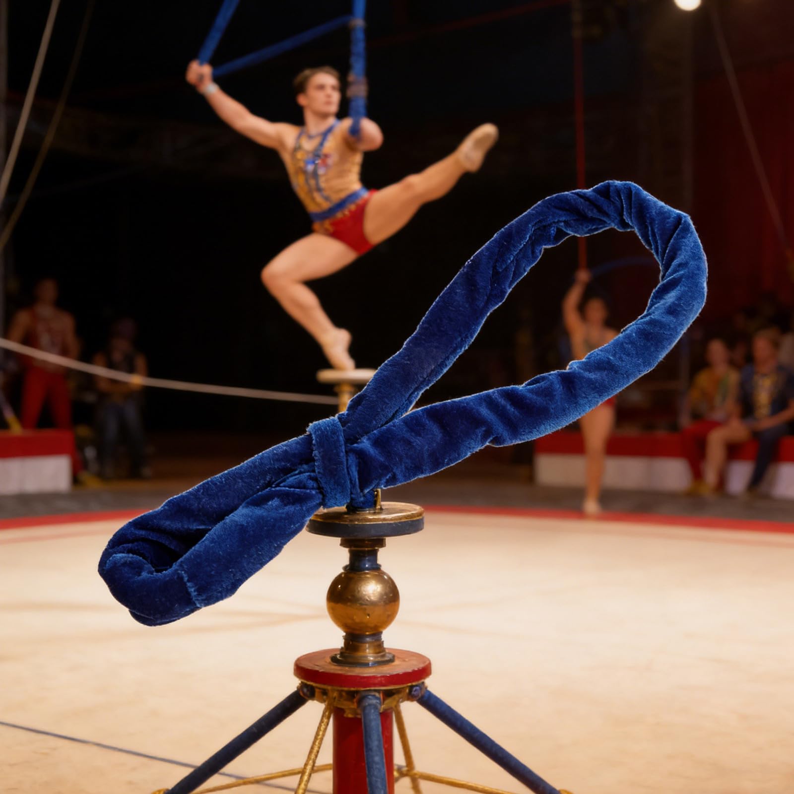 Homoyoyo Correa de Mano para Yoga Aéreo Agarre, Azul, Soporte Fiable