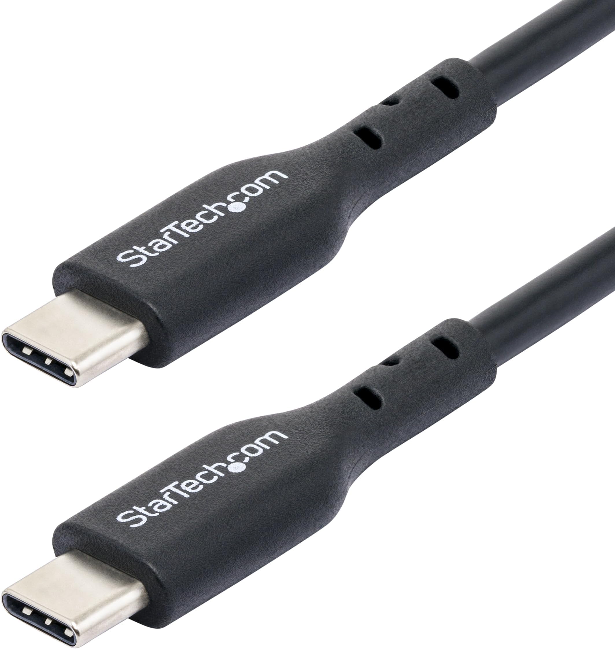 StarTech.com 10ft (3m) USB-C Charging Cable, USB C Cable, USB 2.0 Type-C Laptop Charger Cord, 60W 3A Power Delivery, M/M