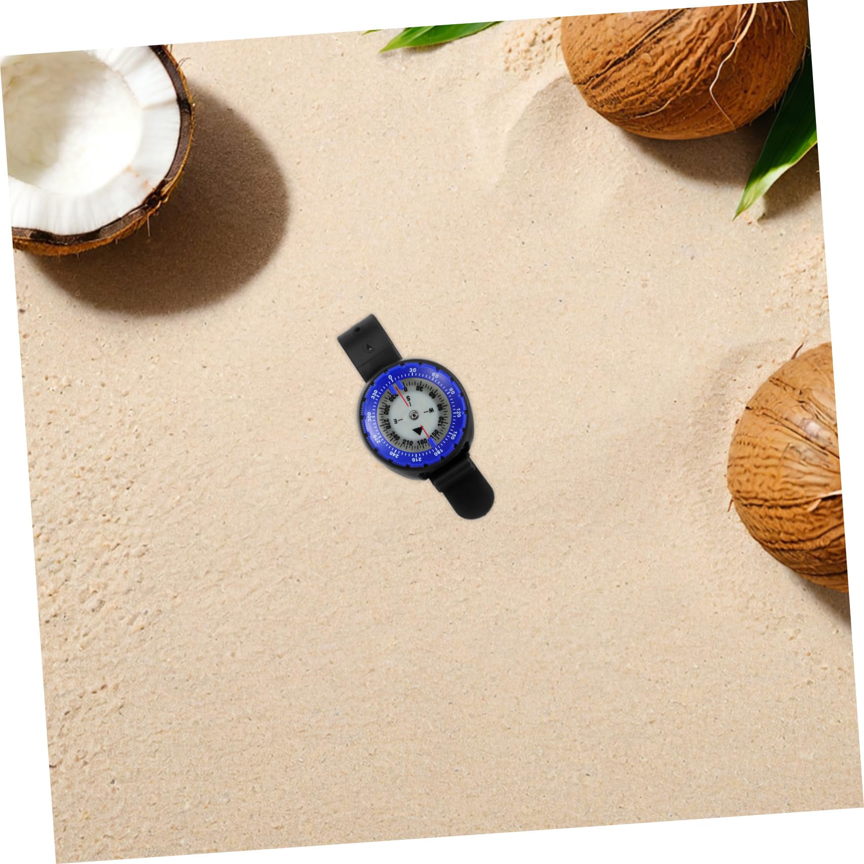 SUPVOX Reloj Brújula de Muñeca Brújula de Buceo Compacta para Correa de Reloj Herramienta de Navegación para Mochileros Hombres Outdoor