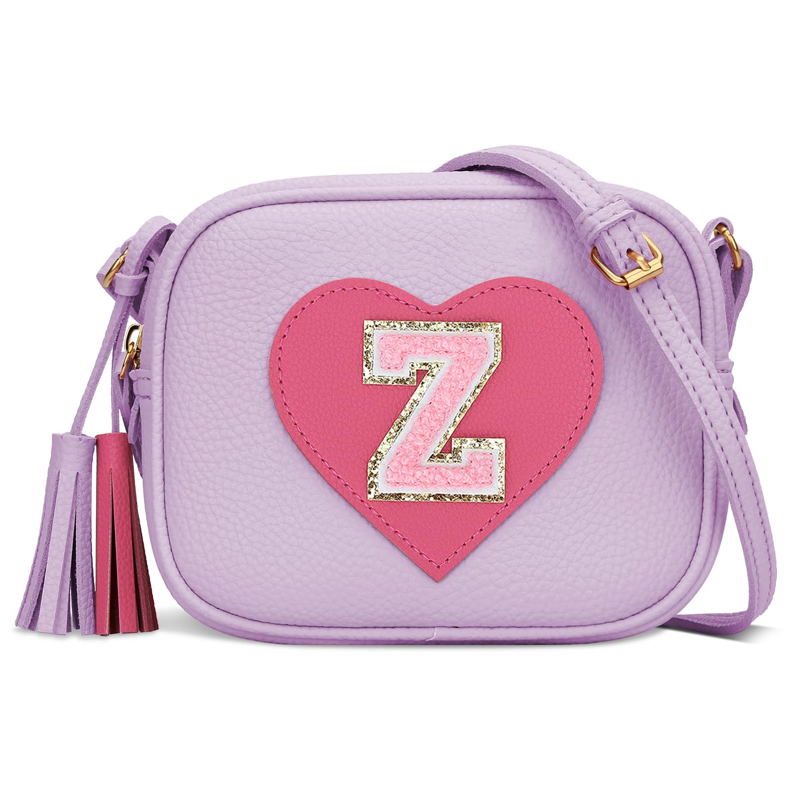 KKXIU Gifts for 3 4 5 6 7 8 Year Old Girls Initial Toddler Purse