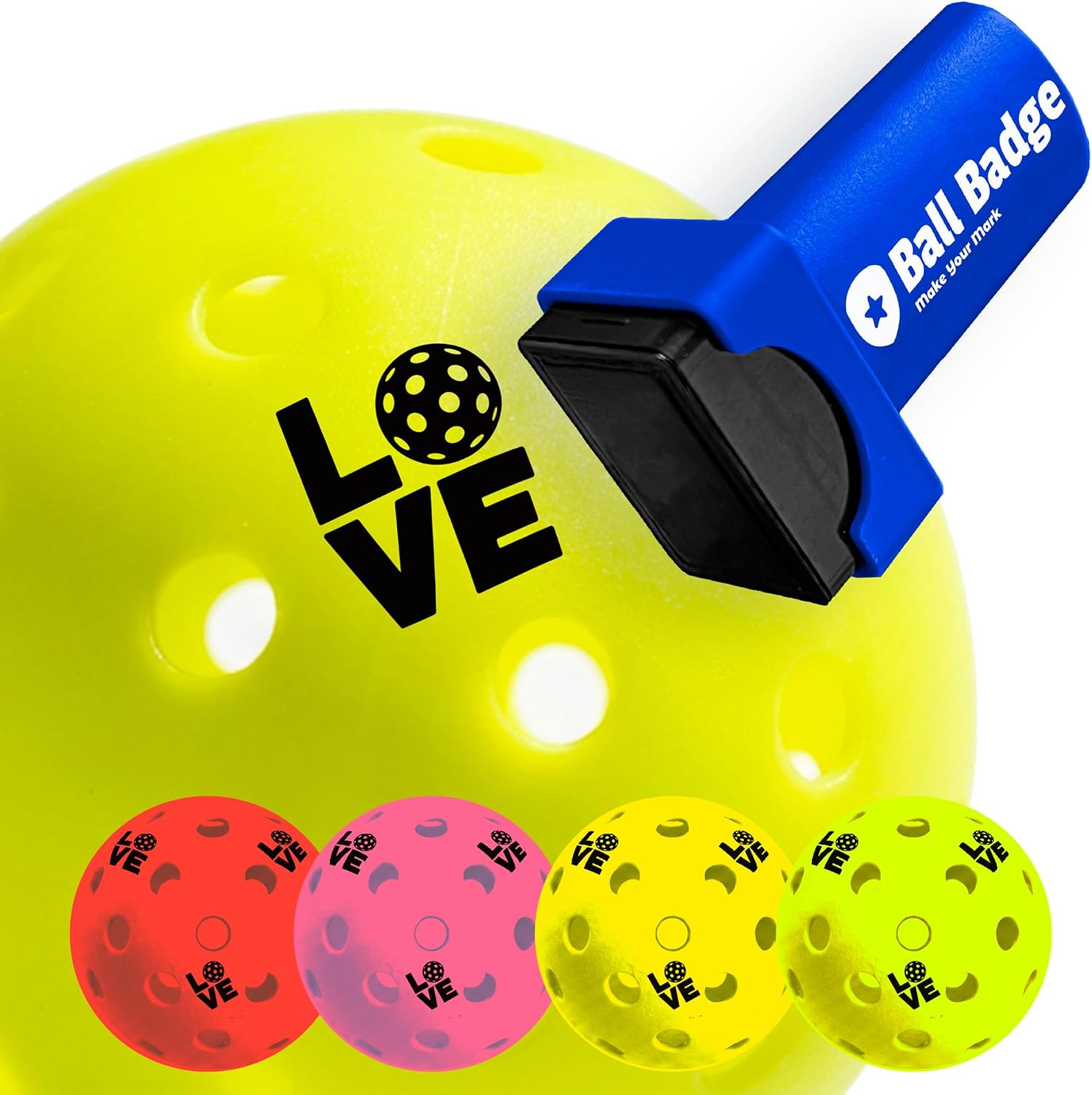 Ball Badge Pickleball Stamp, Self-Inking Ball Marker