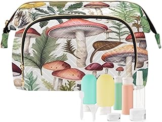 Kigai Forest Mushroom Makeup Bag Cosmetic Bag...