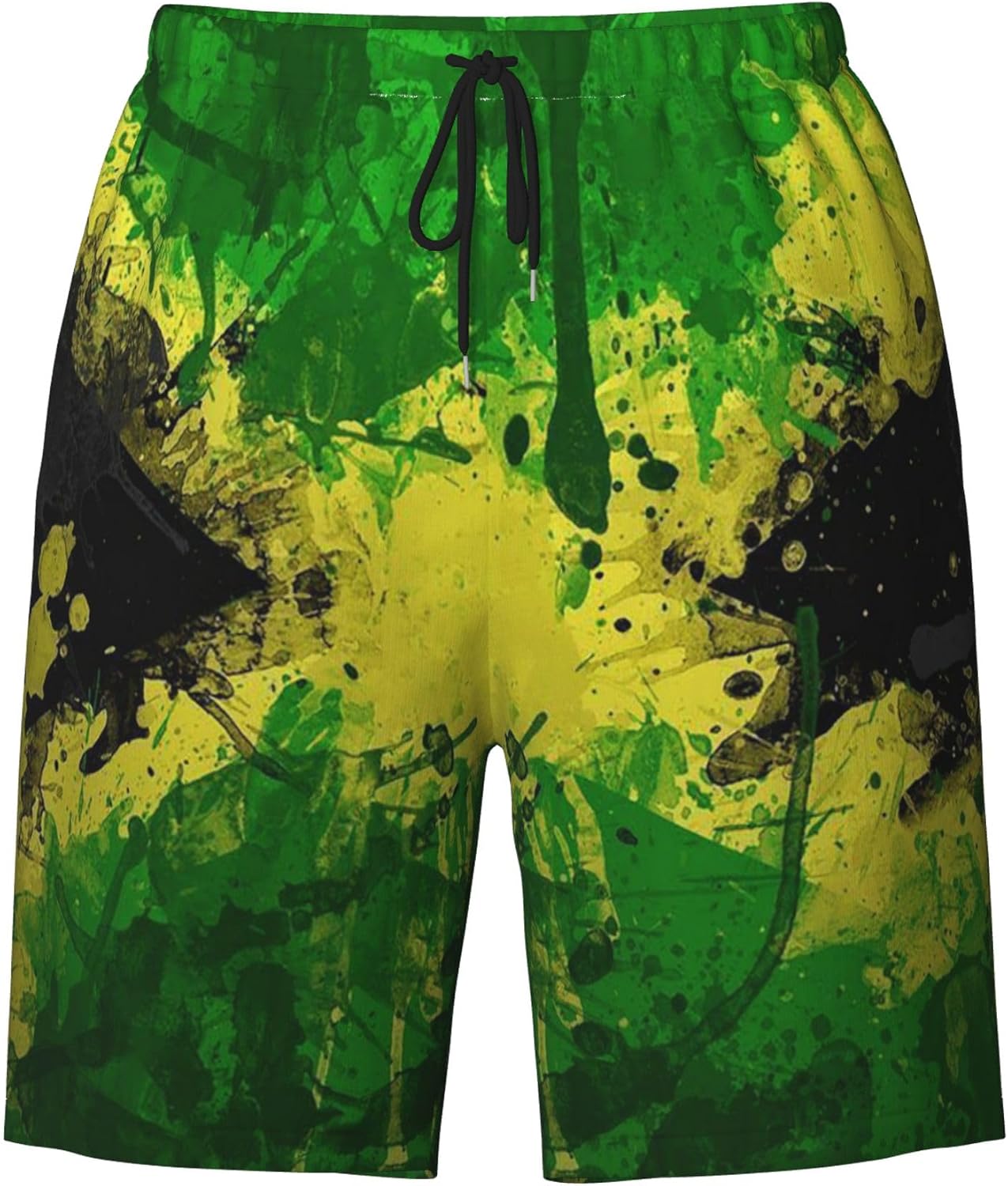 908 Homme Maillot De Bain Drapeau Jamaïque Amérique Du