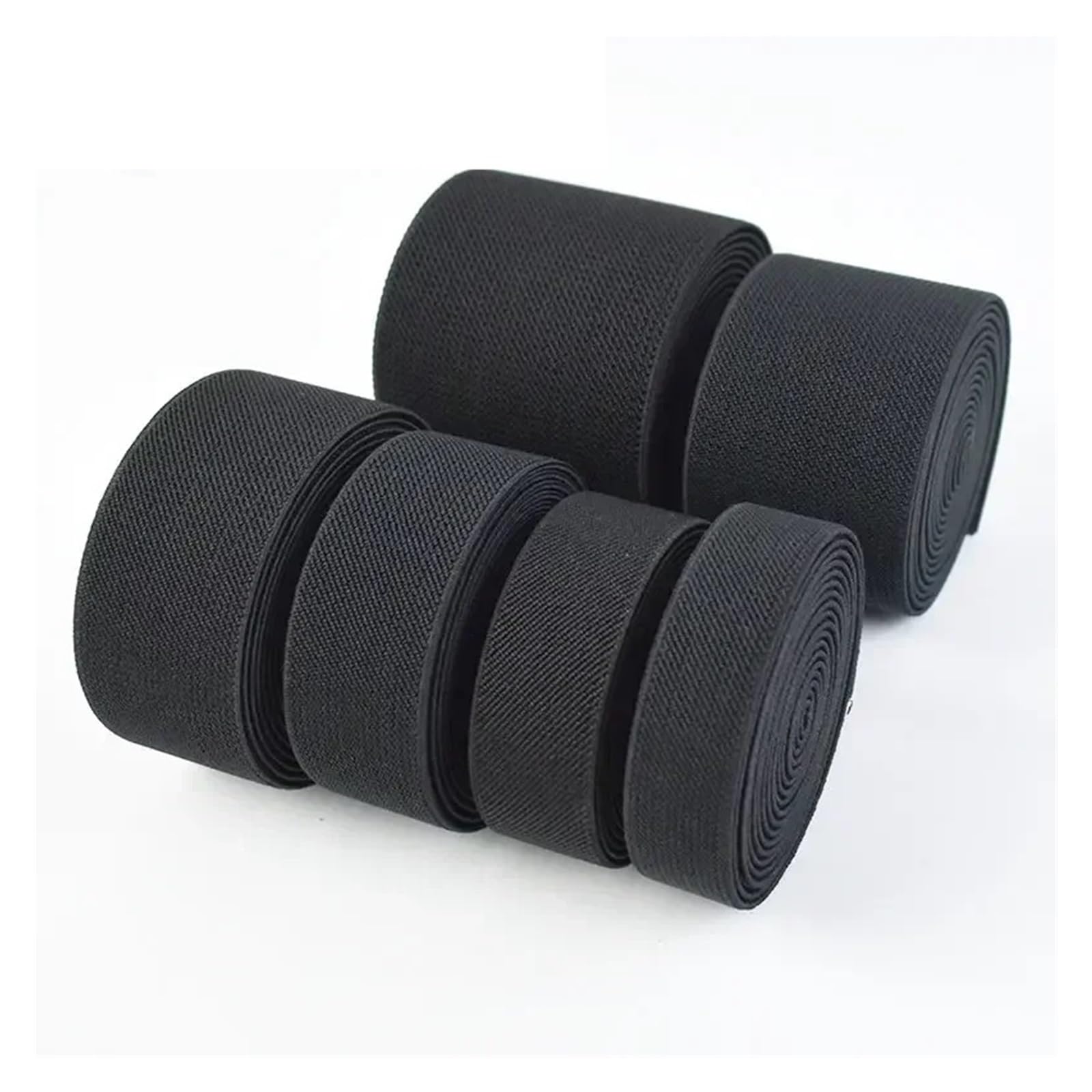 1/2/3/5M 20-70mm czarna gumka do szycia bielizny gumowa taśma spódnica z paskiem paski taśma rozciągliwa DIY akcesoria(5Meters,60mm)
