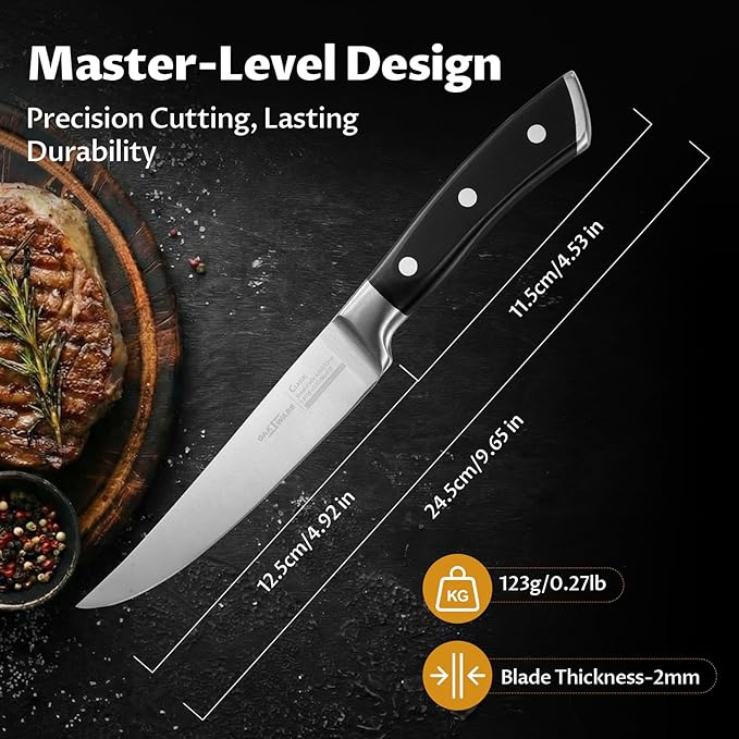 Set Cuchillos Cocina 6 Piezas Acero Inoxidable miniatura 2