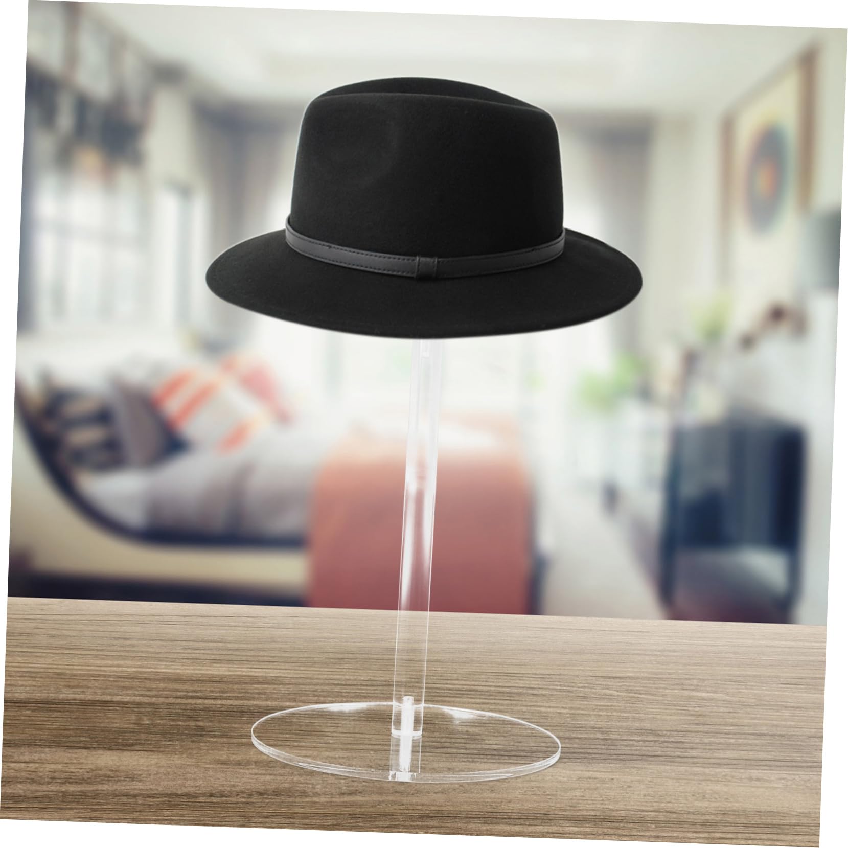 Amosfun 3 Pz Appendiabiti Trasparente Espositore Per Cappellini Gancio Per Cuffie Da Tavolo Portacappelli Trasparente Supporto Per Caschi Supporti Per Cappelli Trasparenti Acrilico