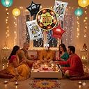 Casino Theme Foil Balloon Set-5Pcs | Playing Card Balloons for Poker Party, Vegas,Diwali Party,Games & Cards Night Party Decoration| Casinos Chip, Star, King & Queen Card Balloons gallery image