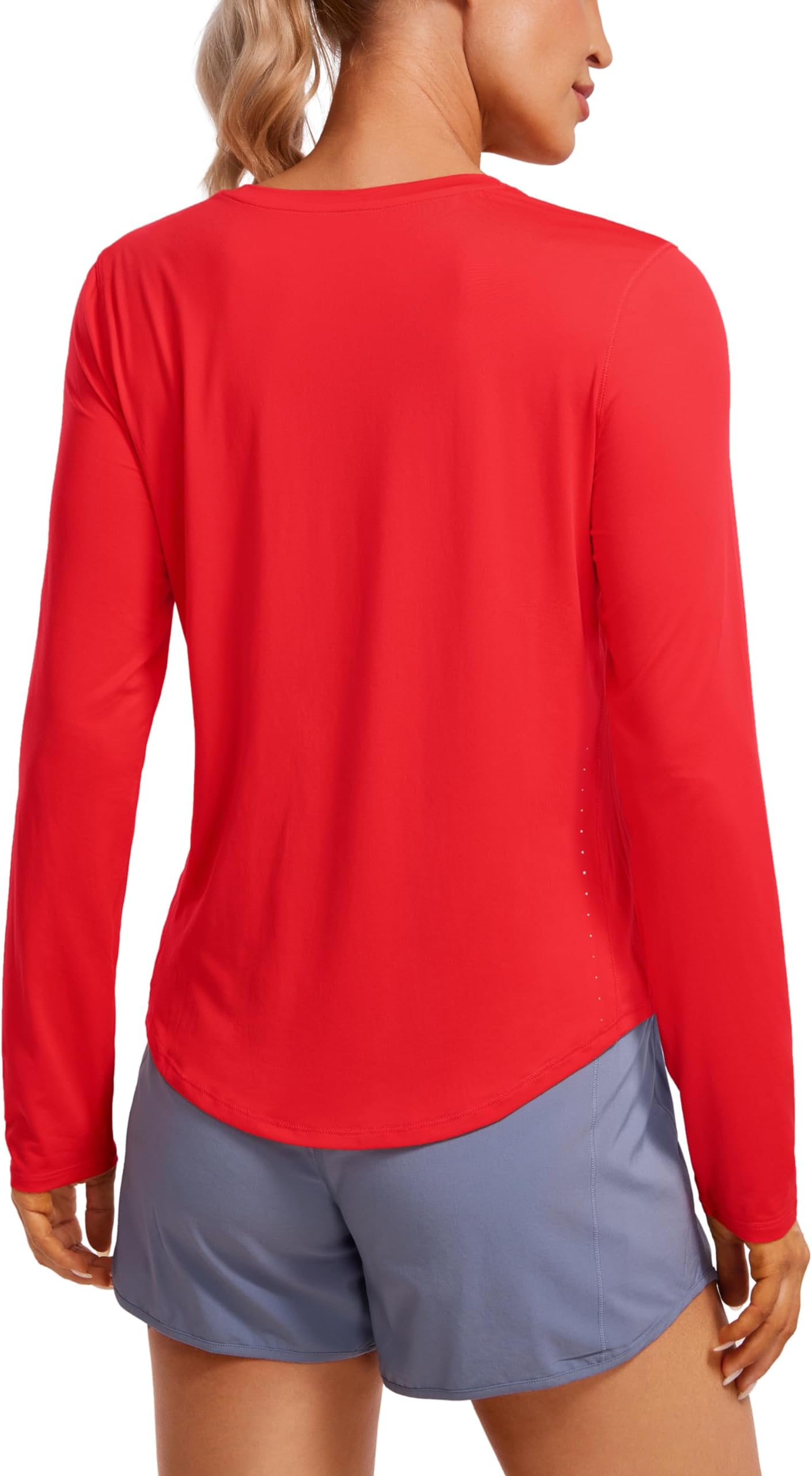 adidas red long sleeve top