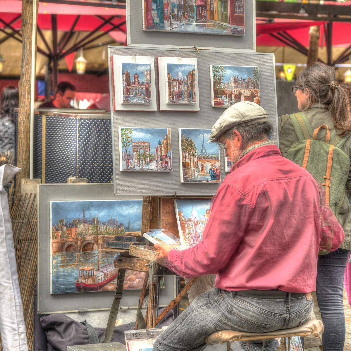 PHOENIX Stretched Canvas for Painting 6x8 Inch/7 Value Pack, 8 Oz Triple Primed 5/8 Inch Profile 100% Cotton White Blank Canvas, Small Framed Canvas for Oil Acrylic & Pouring Art - Image 7