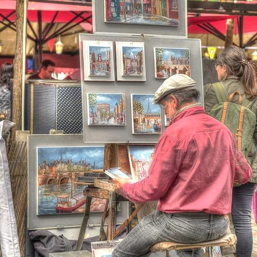 Miniatura 7 de PHOENIX - Lienzos de algodón blanco templado para pintar, perfil triple de 58 pulgadas, para pinturas al óleo y acrílicas, paquete de 7 unidades