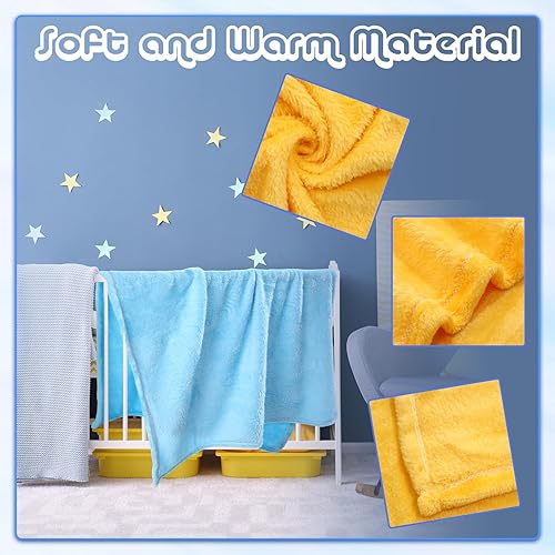 Miniatura 4 de Kinlop 16 mantas peludas de bebé de 40 pulgadas a granel para invierno, suaves y acogedoras, ligeras y cálidas, para Navidad, bebés, niñas, niños,