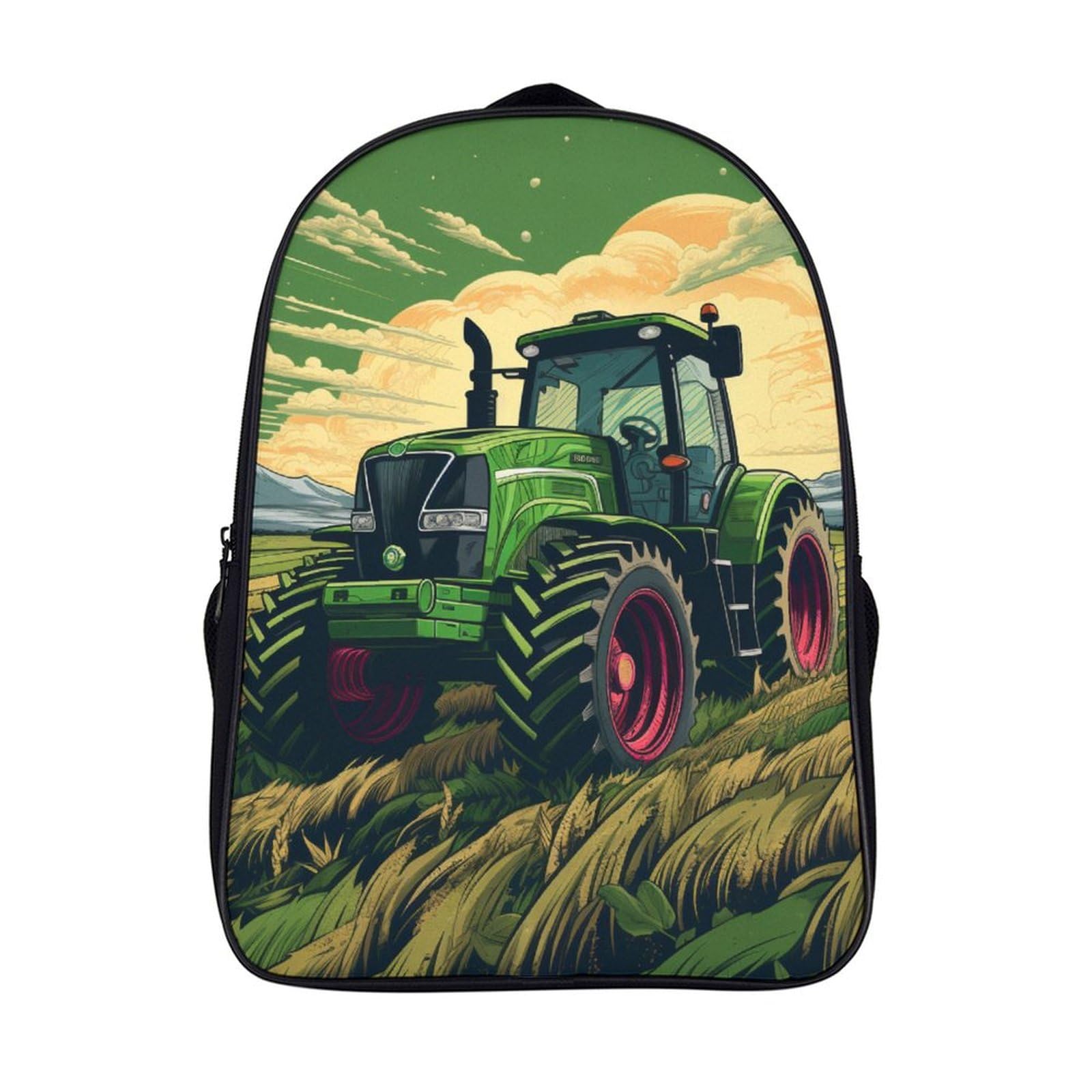 Mochila de primaria con tractor 3D para evitar dolor de espalda en niños 7