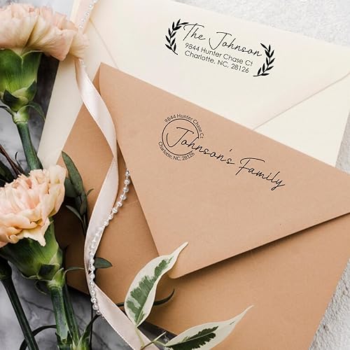 Miniatura 10 de Sello personalizado con logotipo autoentintado con diseño propio, múltiples opciones de tamaño disponibles para oficina, profesor, dirección,