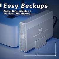 Vista 5 de OWC Mercury Elite Pro - Carcasa para disco duro externo de 4 TB para unidades SATA de 3.5 pulgadas, conexión USB 3.2 y USB-A/USB-C, caja de disco