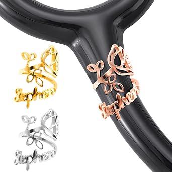 Personalized Stethoscope Name Tag Custom Stethoscope Name Charm