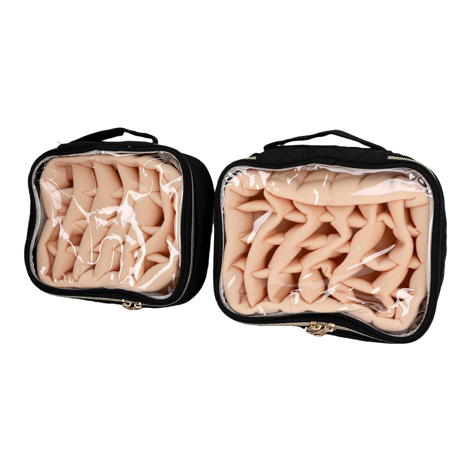Custodia da Viaggio Nail Tech con Doppio Strato per Riporre gli Strumenti per Manicure