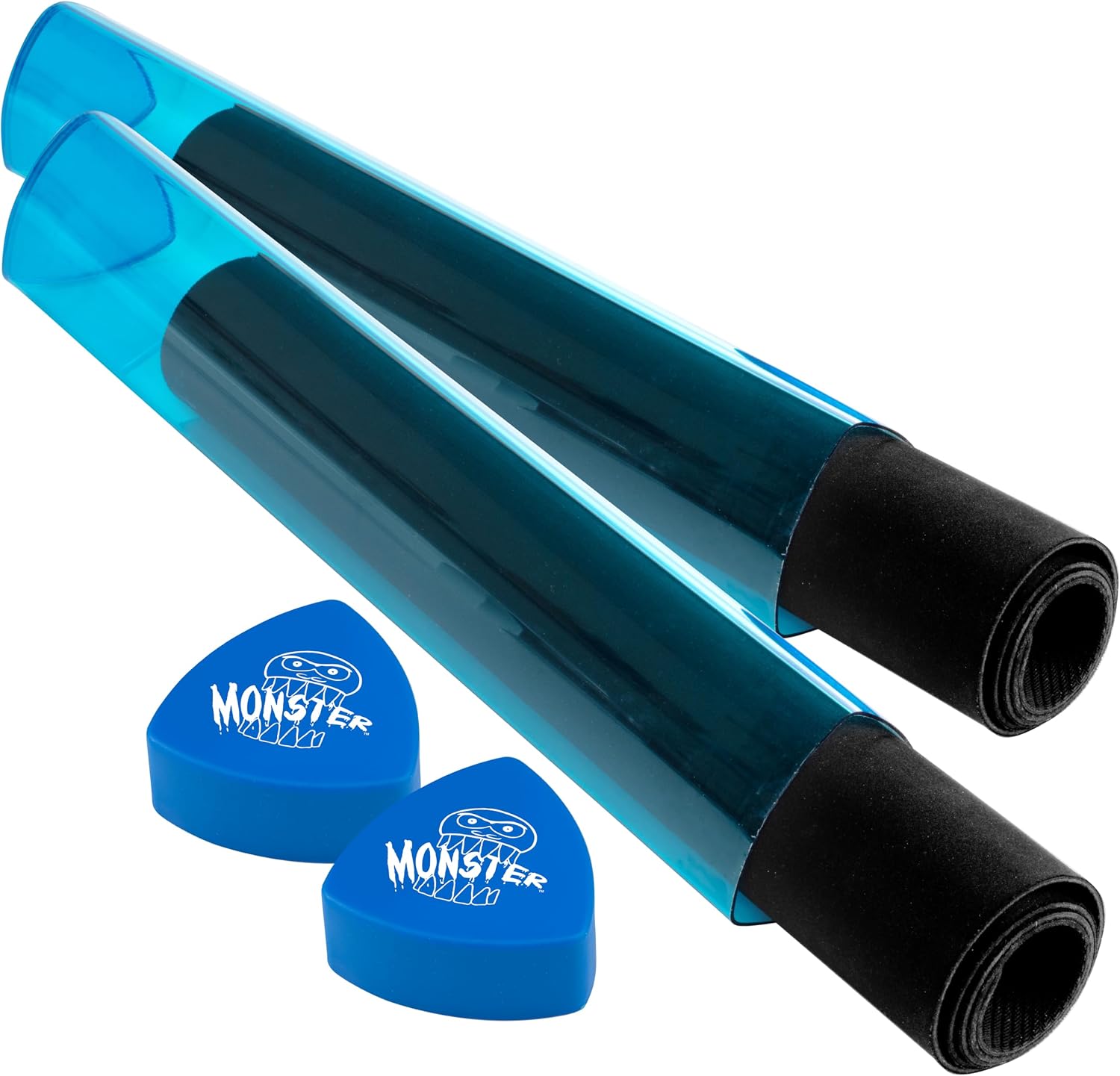The Original Monster Prism Playmat Tube 2 PK, Blue, TCG Game Mat Storage | Holder Won't Roll Off Surfaces, Easy In and Out Case, Compatible with Pokémon, Yu-Gi-Oh!, MTG, Magic: The Gathering, RPG